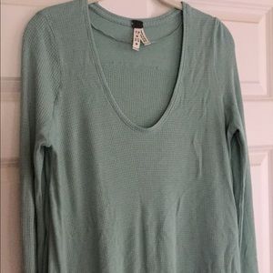 Free people classic waffle swing top